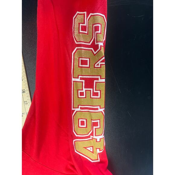 Nike San Francisco 49ers 90's Red 2XL Sweatshirt UNISEX NFL - Picture 6 of 8